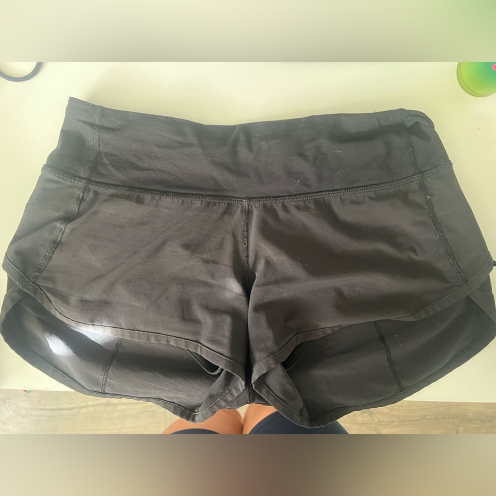 Lululemon Black Speed Shorts